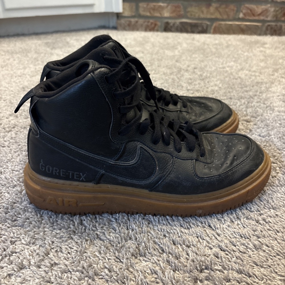 Nike Air Force 1 High Gore-Tex Boot Black Gum CT2815-001 Mens 12.5 Sneaker Boots